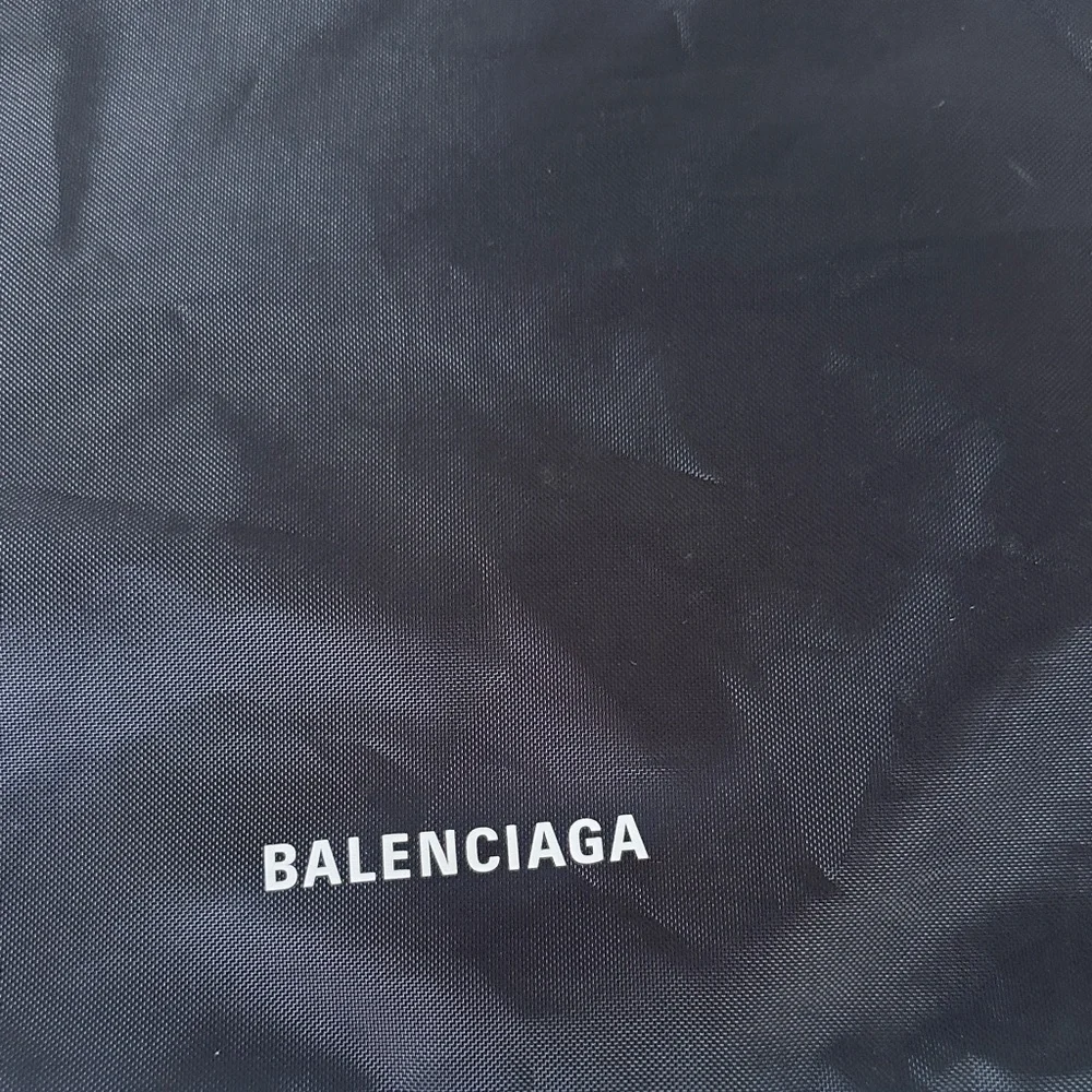 Balenciaga Black Drawstring Backpack